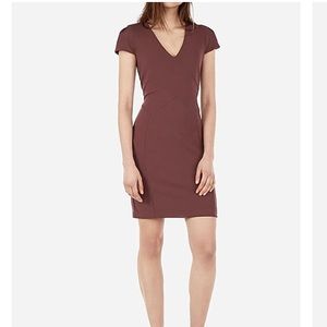 Express tulip sheath dress, mauve